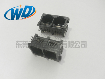90度侧插 1X2立式 双口RJ45带鱼叉定位leyu·乐鱼(中国)体育官方网站
