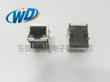 加长款RJ45带LED灯带弹片leyu·乐鱼(中国)体育官方网站
母座 开口朝下水晶头母座